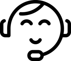 Operator Avatar Sticker Svg Vector, Free Vectors File